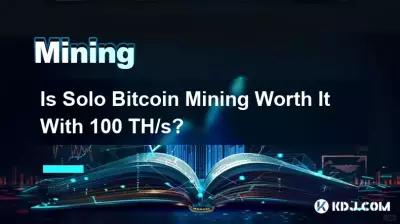 100 TH/s 的 Solo Bitcoin 挖礦值得嗎? 100 TH/s 的 Solo Bitcoin 挖礦值得嗎?