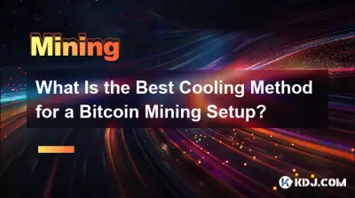 Was ist die beste Kühlmethode für ein Bitcoin-Mining-Setup? Was ist die beste Kühlmethode für ein Bitcoin-Mining-Setup?