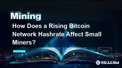 Comment un hashrate de réseau en hausse Bitcoin affecte-t-il les petits mineurs ? Comment un hashrate de réseau en hausse Bitcoin affecte-t-il les petits mineurs ?