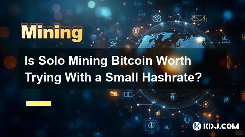 Le Solo Mining Bitcoin vaut-il la peine d'être essayé avec un petit hashrate ?