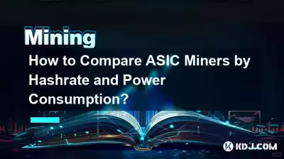 Wie vergleiche ich ASIC-Miner nach Hashrate und Stromverbrauch?