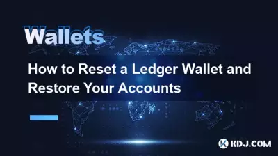 How to Reset a Ledger Wallet and Restore Your Accounts How to Reset a Ledger Wallet and Restore Your Accounts